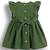 Green embroidered cotton co ord set