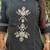 Black Embroidered South Cotton Kurta and Pant Set