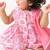 Pink printed cotton Kurta set