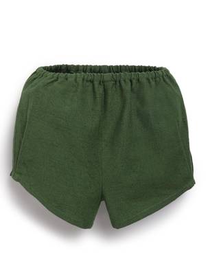 Green embroidered cotton co ord set 5