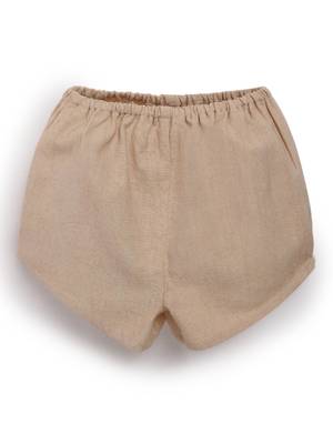 Beige embroidered cotton co ord set 5