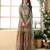 Multi embroidery printed & aari gota patti work creap silk straight palazzo suit