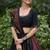 black Cotton Chaniya Choli with Gota Patti Finish