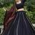 black Cotton Chaniya Choli with Gota Patti Finish