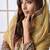 Multi embroidery printed & aari gota patti work creap silk straight palazzo suit