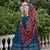 teal Cotton Chaniya Choli with Gota Patti Finish