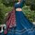 teal Cotton Chaniya Choli with Gota Patti Finish