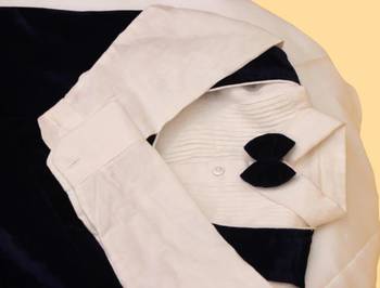 Navy blue velvet linen plain navy velvet chic shirt pants and coat for boys 3