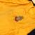 Yellow chanderi tissue embroidered ganesh aura kurta with dhoti for boys