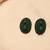 Green handloom cotton shantoon plain emerald set kurta with dhoti for boys