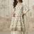 Off white georgette embroidered designer plazzo suit