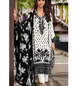 Faux georgette with embroidery sequence work semi-stitched pakistani suit