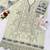 Heavy organza with boring embroidered sequence work semistitched pakistani suit