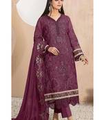 Heavy organza with boring embroidered sequence work semistitched pakistani suit