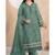 Heavy organza with boring embroidered sequence work semistitched pakistani suit
