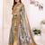 Grey soft tissue silk floral digital printed saree