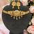 laxmi design temple choker necklace for women | antique gold plated bridal jewellery | south indian ethnic wear