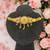 Traditional laxmi design temple choker necklace for women | antique gold-plated bridal jewlery