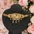 Dandiya dance design choker necklace set with earrings | antique gold-plated traditional garba jewlery |