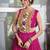 pink Rayon Chaniya Choli with Lace Border and Gota Patti work