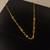 Traditional gold plated double chain mangalsutra for women | black beads with designer beads pendant"