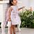 Lavender
 satin embroidered lavender
 frock for girls