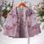 Lavender
 satin embroidered lavender
 frock for girls