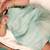 Skyblue tissue plain neelima frock for girls