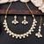 Classic polki kundan necklace set with earrings & maang tikka for her