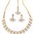 Classic polki kundan necklace set with earrings & maang tikka for her