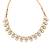 Classic polki kundan necklace set with earrings & maang tikka for her