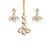Classic polki kundan necklace set with earrings & maang tikka for her