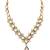 Classic oval polki kundan green enamel necklace set with matching earrings