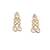 Double layer polki kundan necklace set with statement earrings