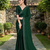 Green rangoli diamond embellishments saree