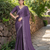Lavender rangoli diamond embellishments saree