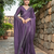 Lavender rangoli diamond embellishments saree