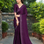 Purple rangoli diamond embellishments saree