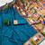 sky banarasi silk blend saree with paithani weaved pallu and blouse