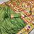mehendi green banarasi silk blend saree with paithani weaved pallu and blouse