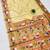 cream banarasi silk blend saree with paithani weaved pallu and blouse