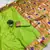 parrot green banarasi silk blend saree with paithani weaved pallu and blouse