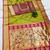 lemon yellow banarasi silk blend saree with paithani weaved pallu and blouse