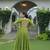 Parrot rayon kutchi gamthi work navratri gown