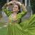 Parrot rayon kutchi gamthi work navratri gown