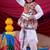 Cotton blend woven full sleeves navratri theme banjara embroidered kediya with coordinating dhoti set - white
