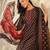 women's black rayon ethnic motifs straight kurta set