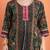 Green cotton printed  sharara set