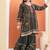 Green cotton printed  sharara set