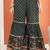 Green cotton printed  sharara set